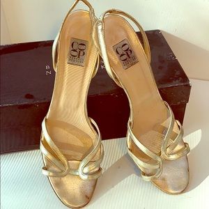 Barney’s New York Co-Op Gold Sandals!